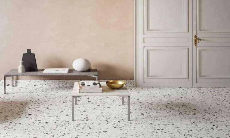 Quick and easy fix of Terrazzo flooring